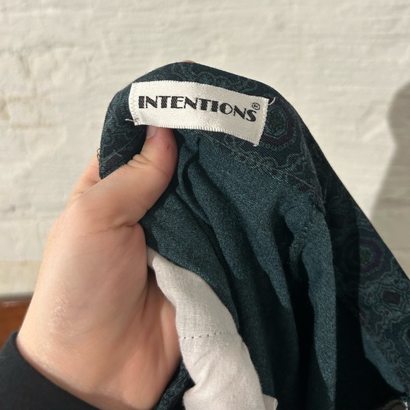 Vintage Intentions High-Waisted Pleated Geometric Print Trouser - Picture 4 of 5